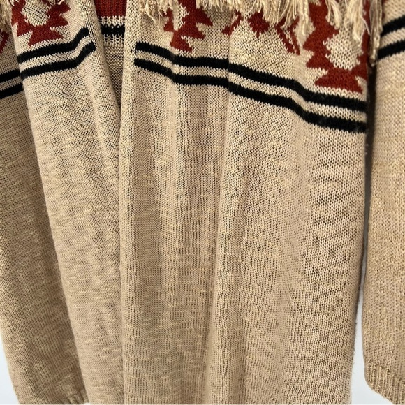 MAURICES Geo Duster Fringe Cardigan size 2X - Picture 10 of 14